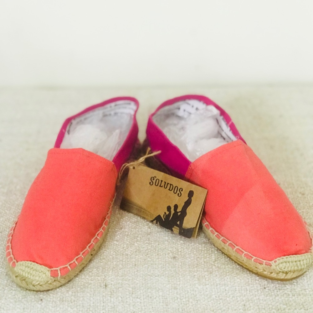 NWT Soludos Espadrilles Slipper Flats
